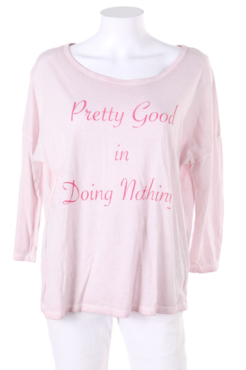 BETTER RICH - 3/4-Arm-Shirt mit Statement-Print - S