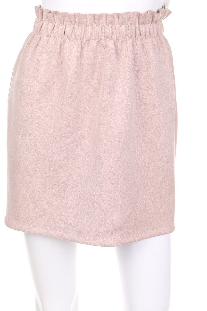 Bershka - faux leather mini-skirt - XS