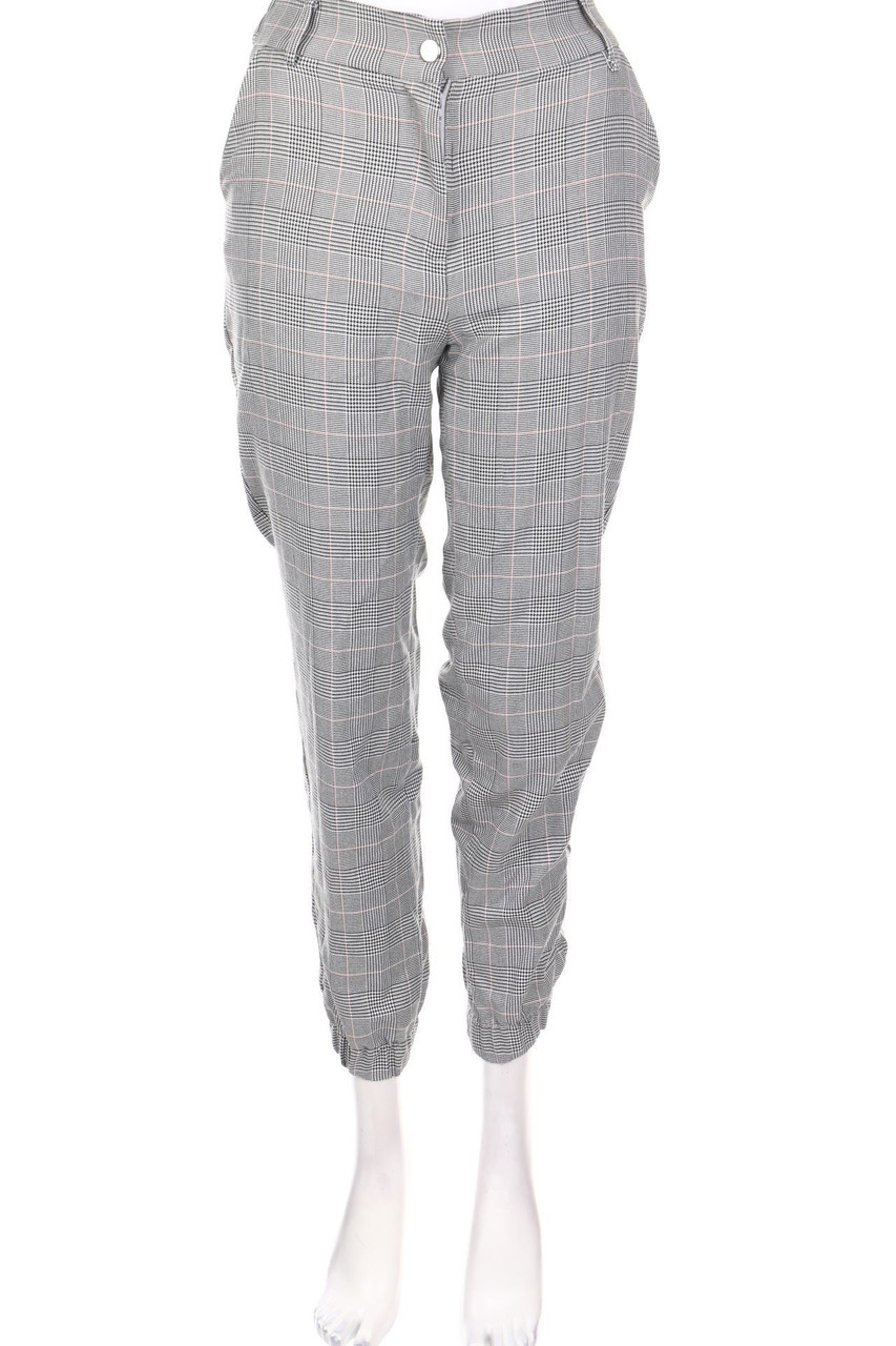 TALLY WEiJL - Paperbag Pants, Checked - D 34
