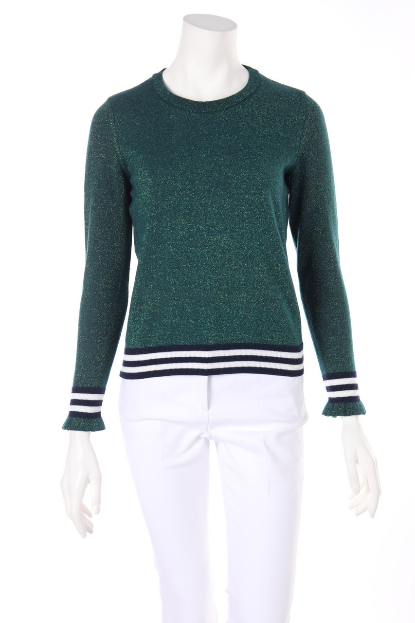 set - Glitzer-Strick-Pullover - D 40