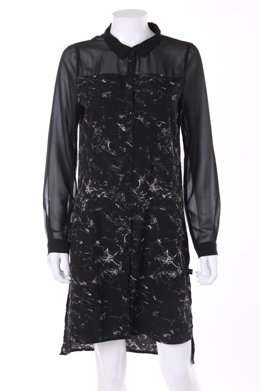 Le temps des Cerises - Blusenkleid mit Print - M