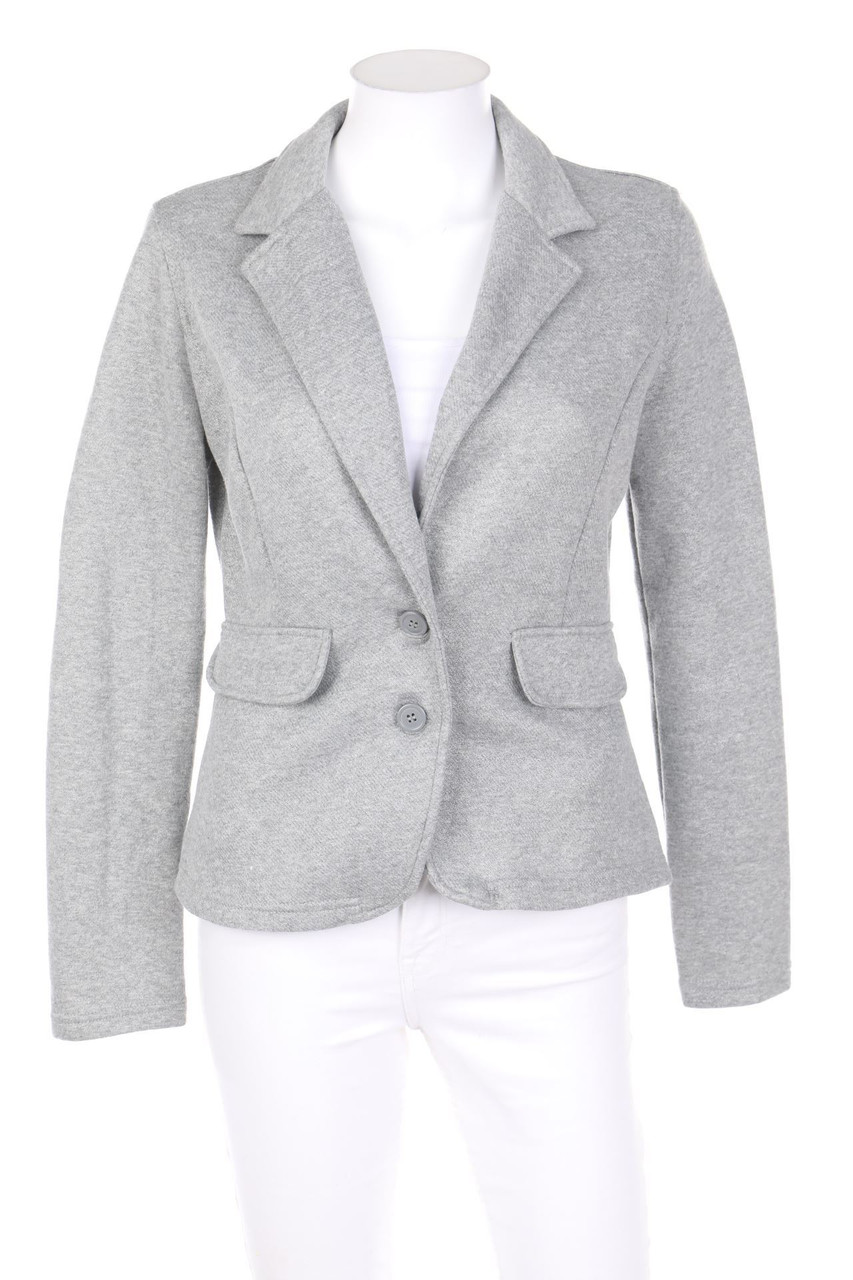 TERRANOVA - Jersey-Blazer mit Metallic-Effekt - M
