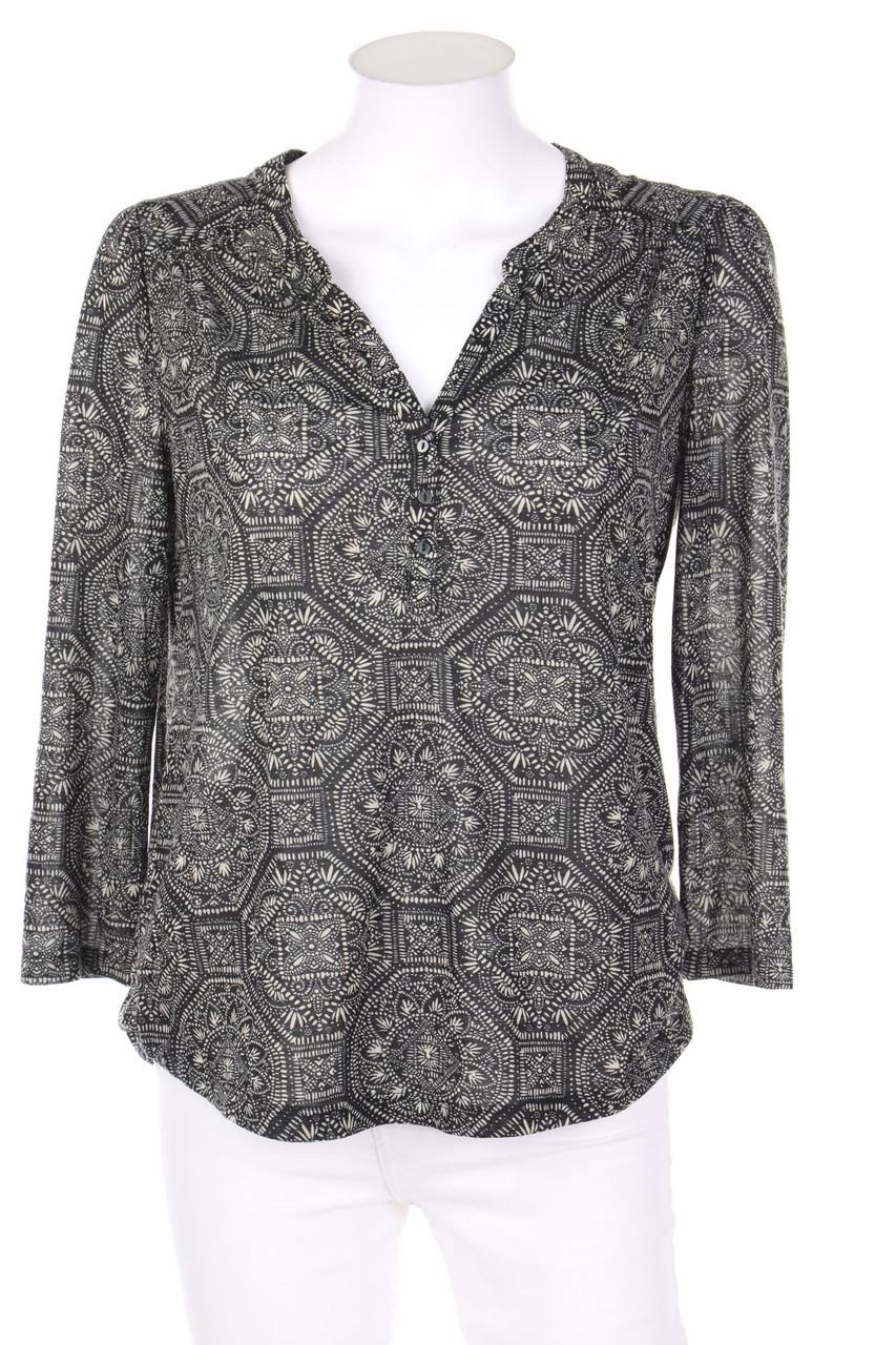 H&M - Bluse mit 3/4-Ärmel mit Print - S