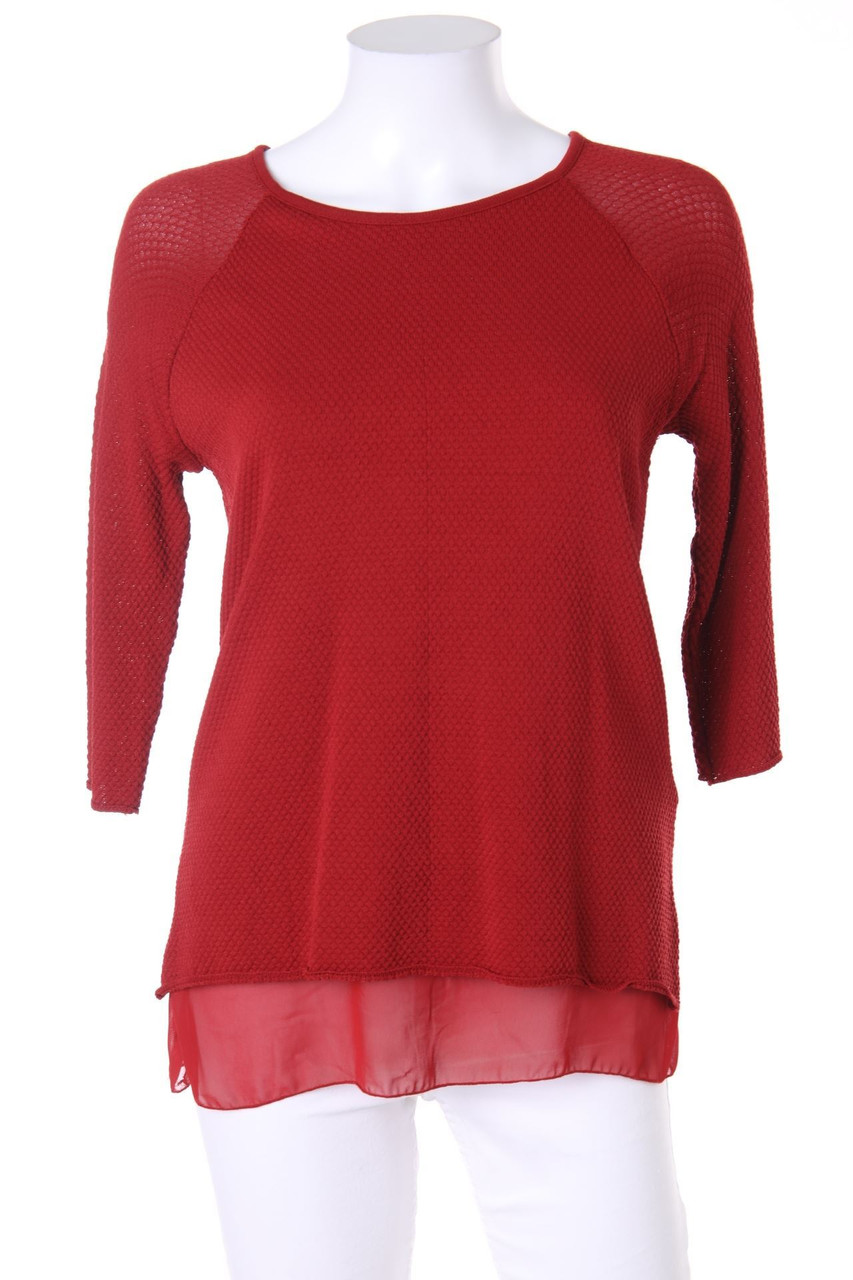 Zara Knit - Strick-Pullover im Layer Look - M