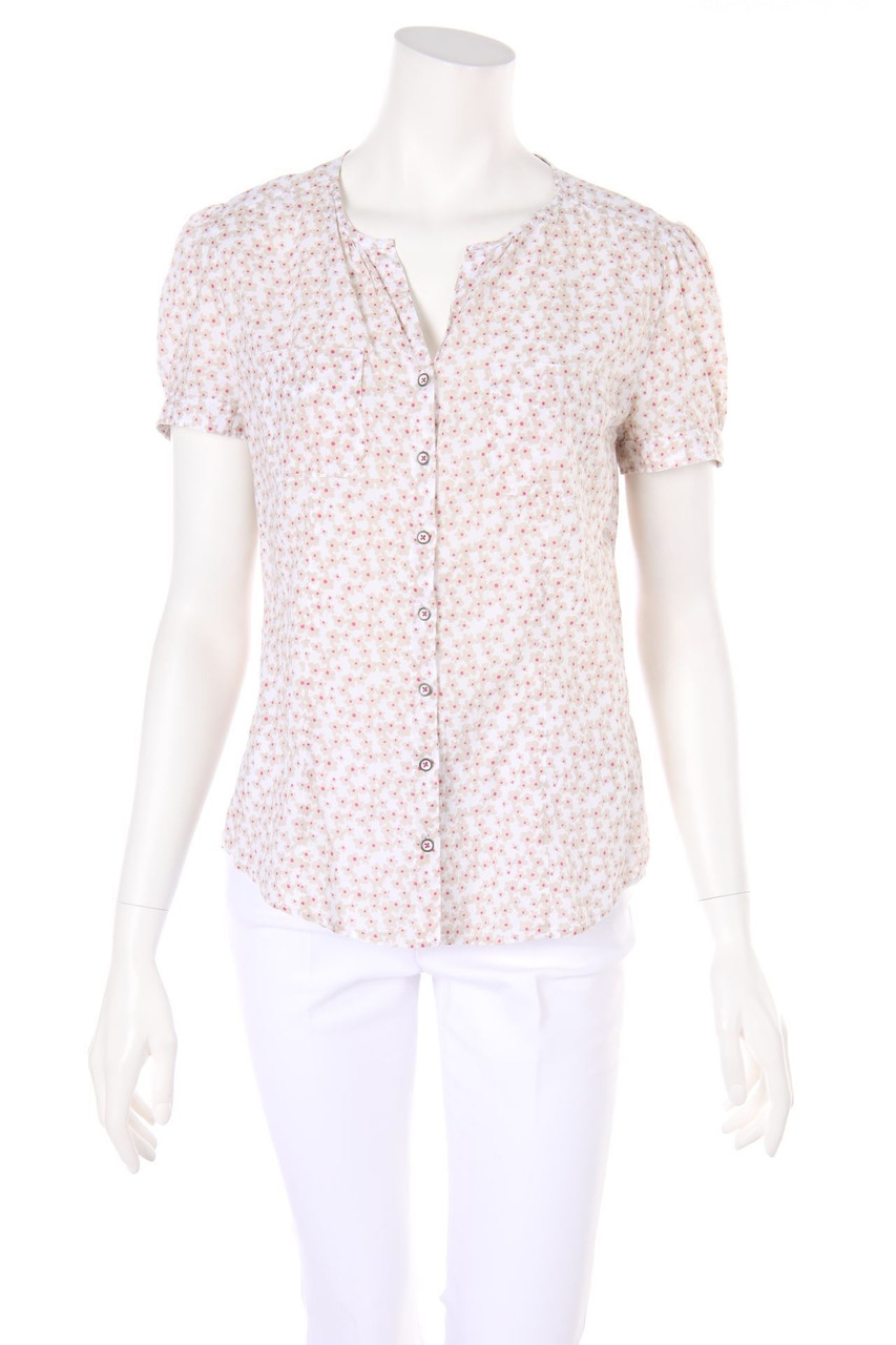 Marc O´Polo - Shortsleeve Blouse with Flower Print - D 36