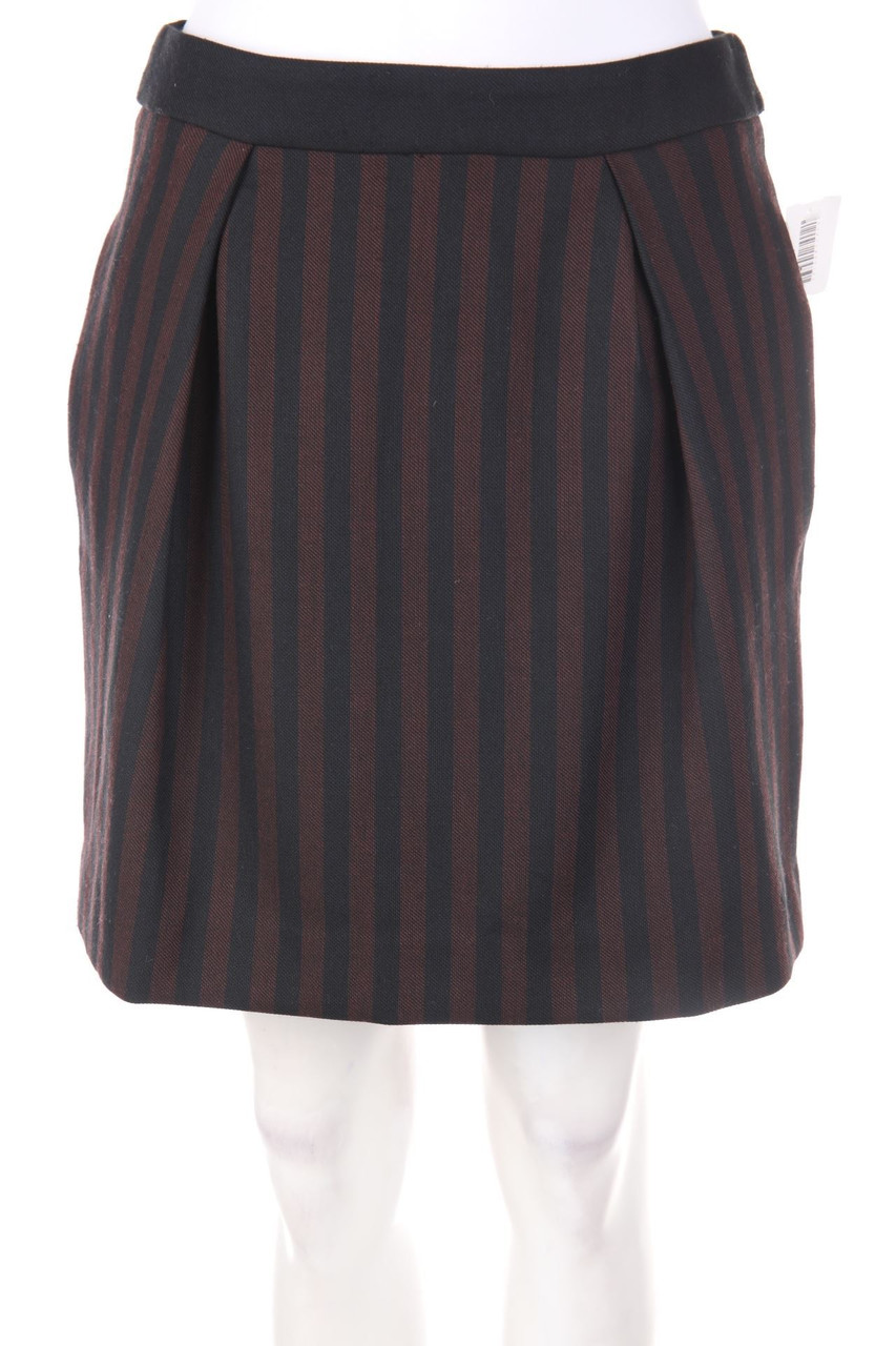 MANGO COLLECTION - Falten-Mini-Rock mit Streifen - D 36