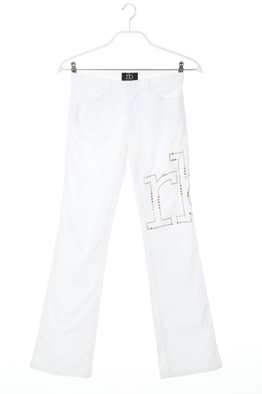 roccobarocco - Pants with Logo Application - D 34