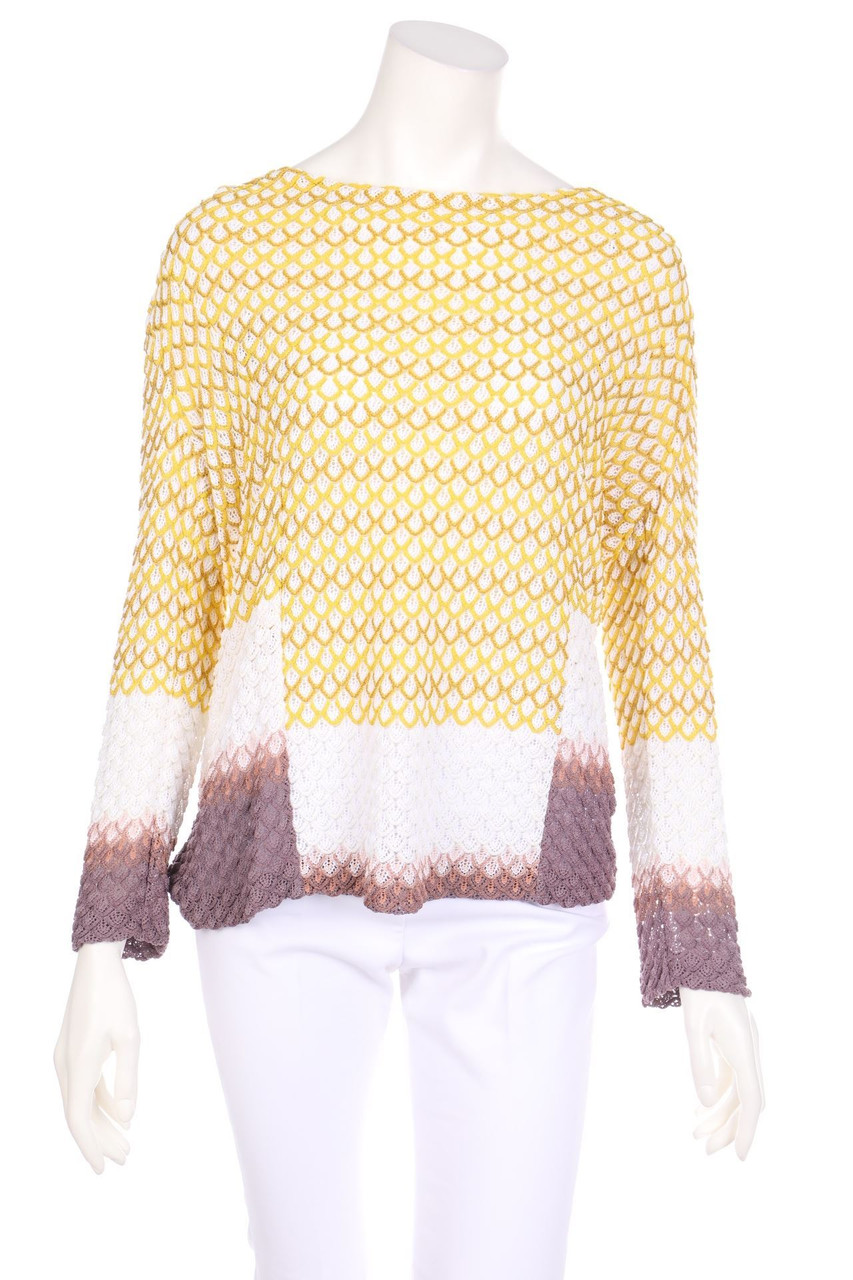 MISSONI - Crochet Knit-Pullover, Linen-Blend - L
