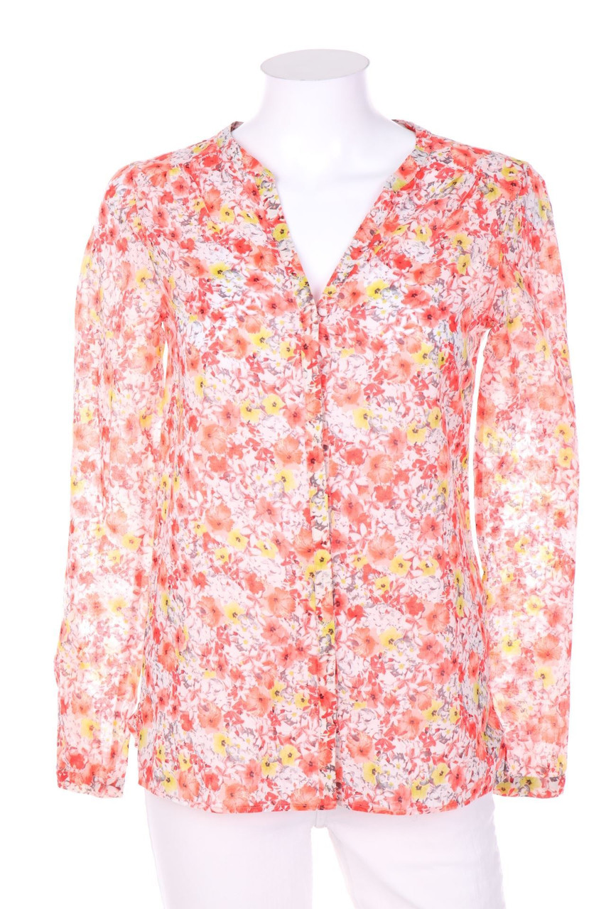 Massimo Dutti - Bluse mit Blumen-Print - D 34