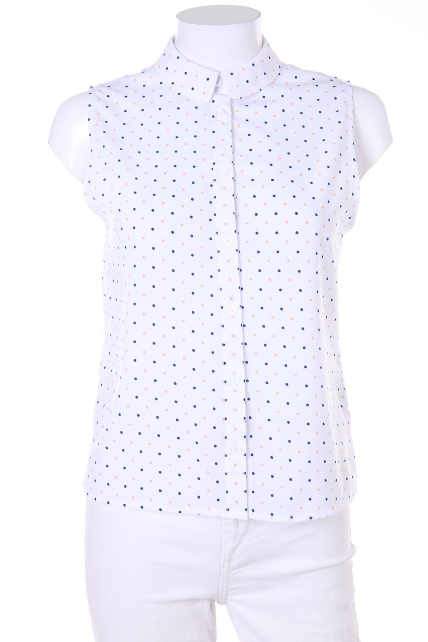 N by NAF NAF - Blusentop mit Punkten - D 34
