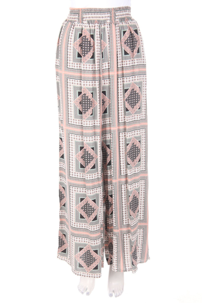 H&M DIVIDED - Palazzo-Hose mit Print - D 34