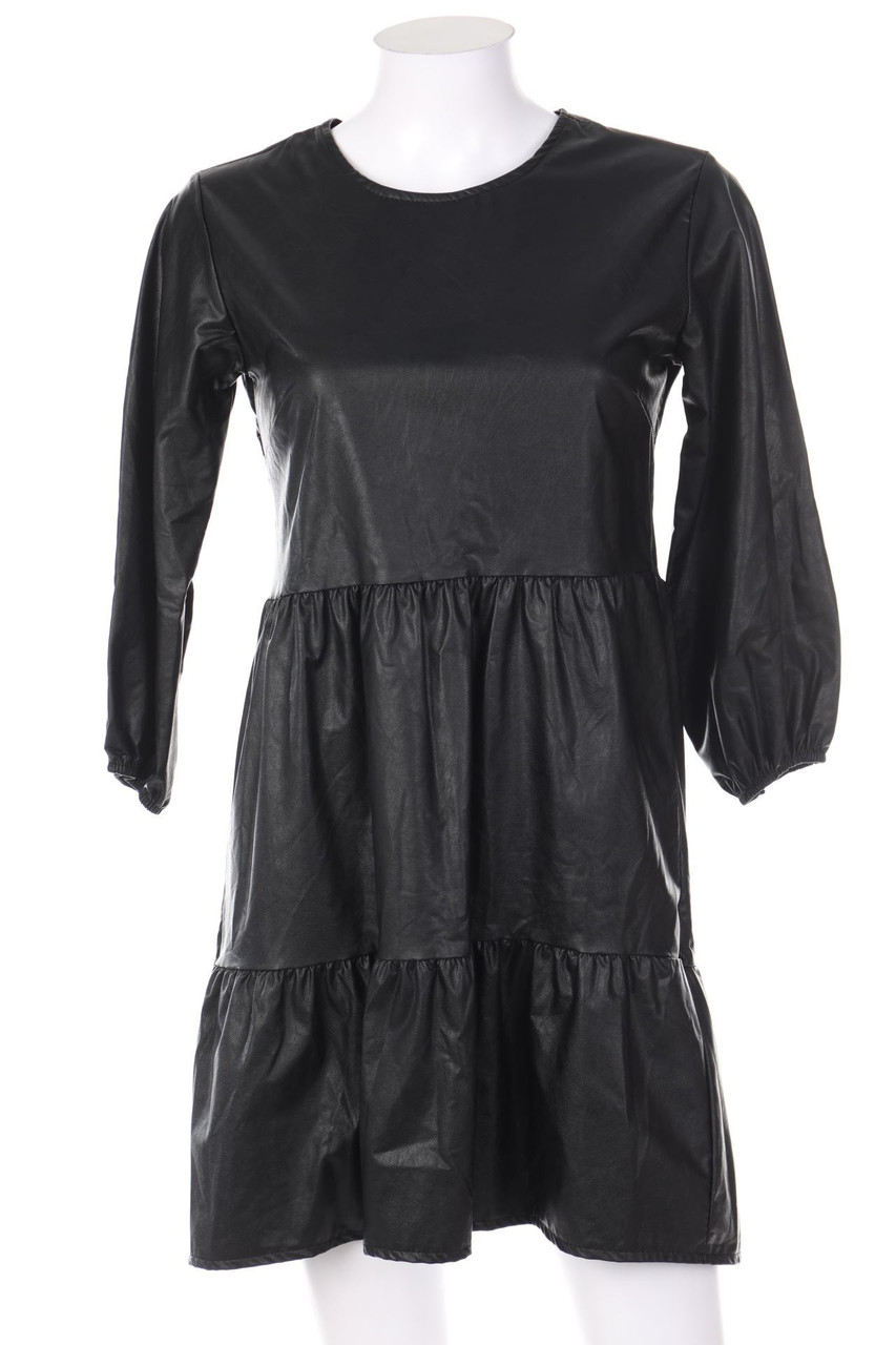 TODAY - Faux Leather-Mini Dress - S