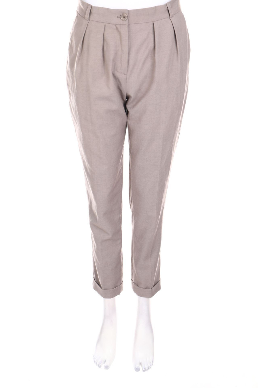 SISLEY - Bundfaltenhose mit Wolle - D 34