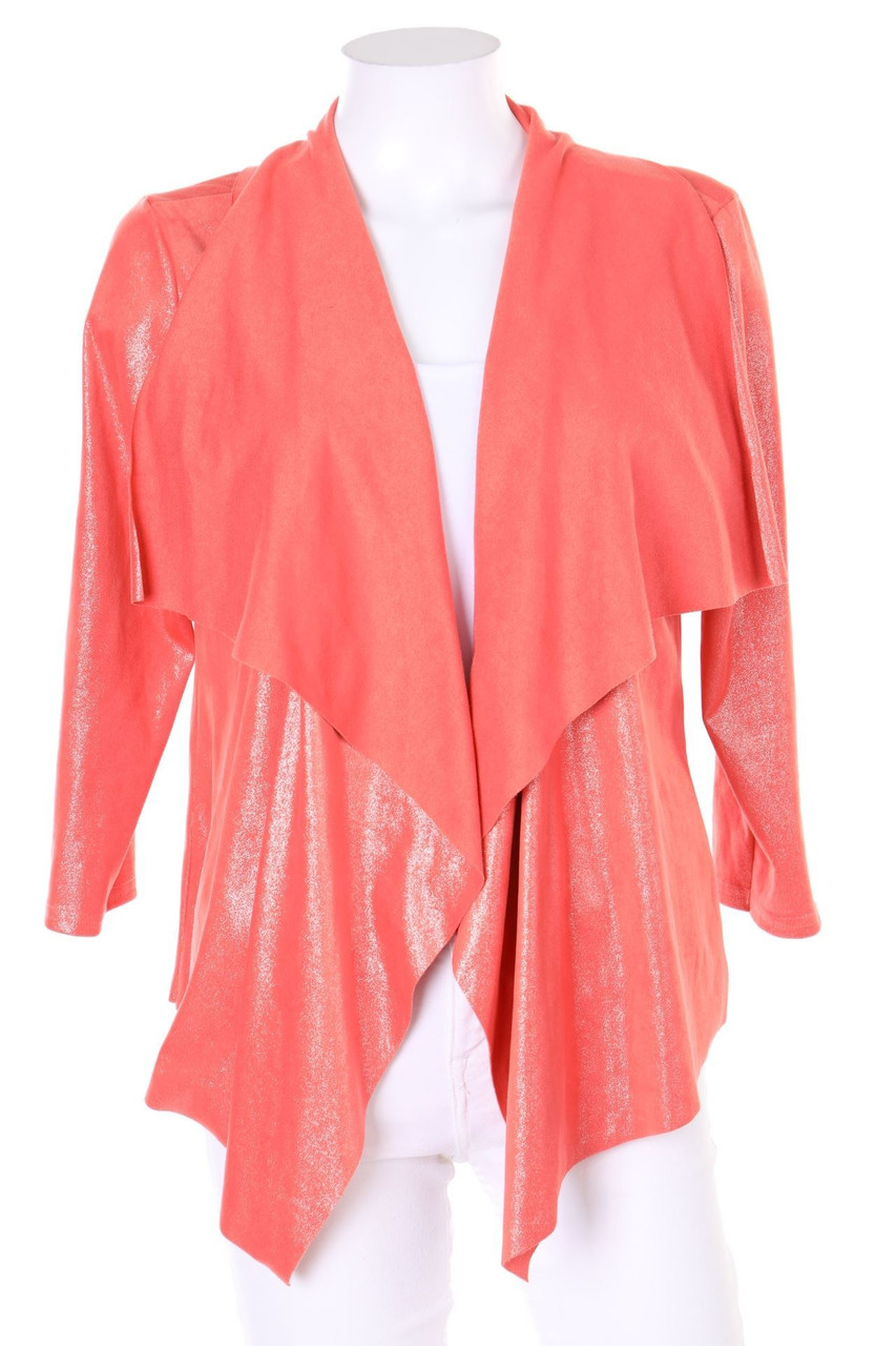 MORGAN - Glitzer-Kunstlederjacke mit asymmetrischem Schnitt - D 40