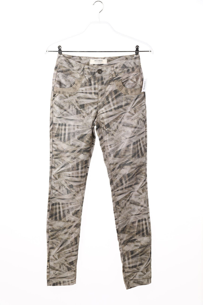 MOS MOSH - Skinny-Hose mit Print - W27