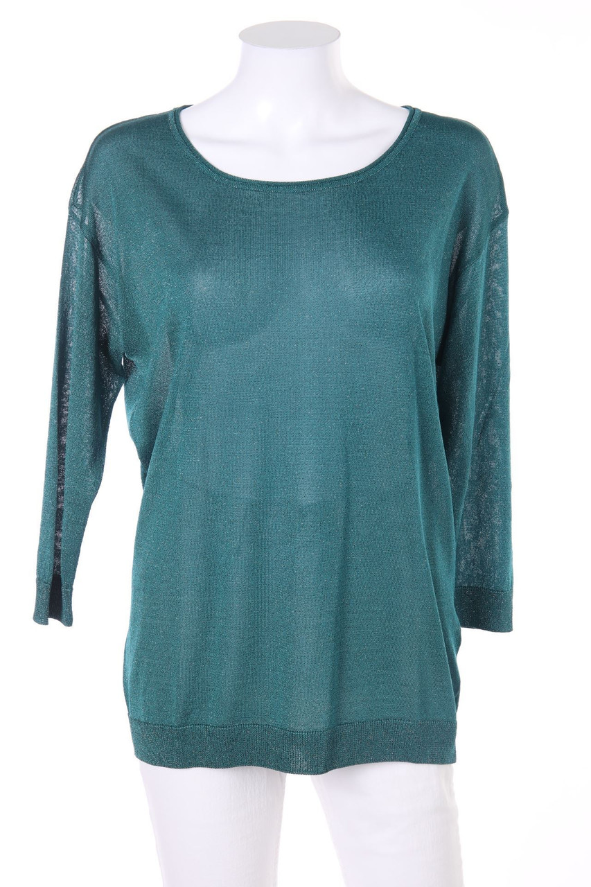 oltre - Glitter-3/4-Sleeve Pullover - XL
