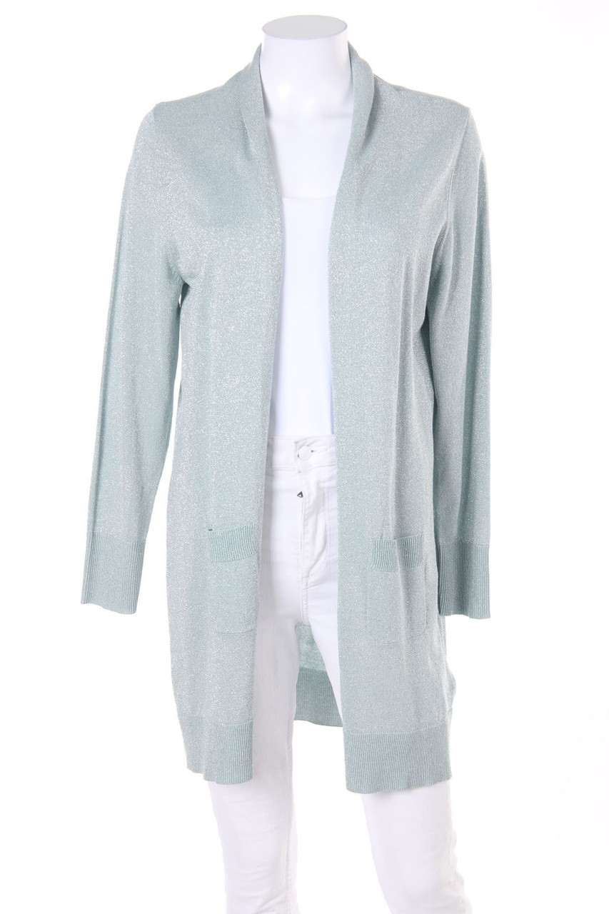 delmod - Long-Cardigan with Glitter - D 40