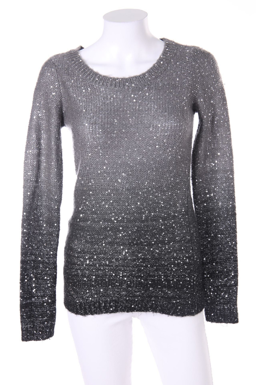 VERO MODA - Strick-Pullover mit Dip Dye-Effekt mit Pailletten - S