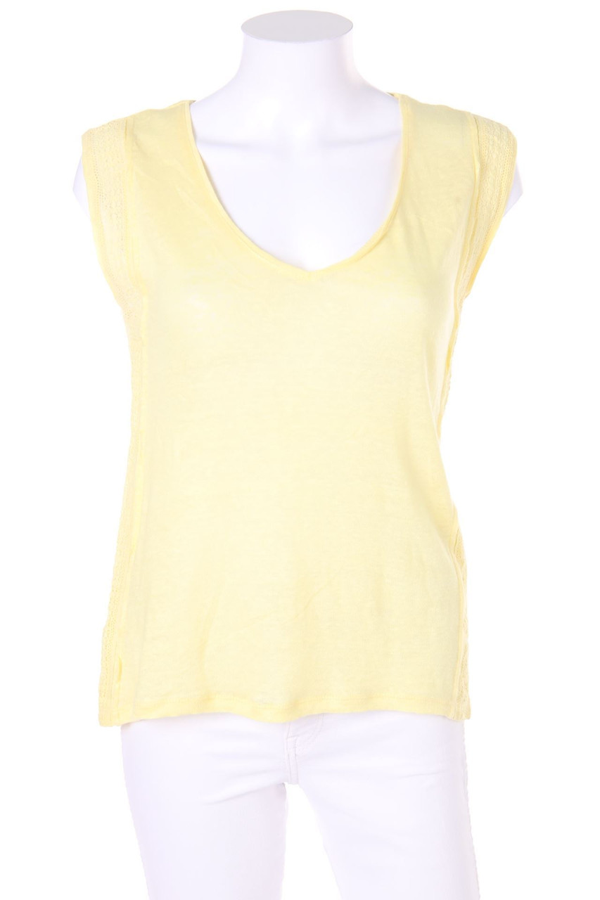 AVANT PREMIERE - Top with Open Knit Details - S