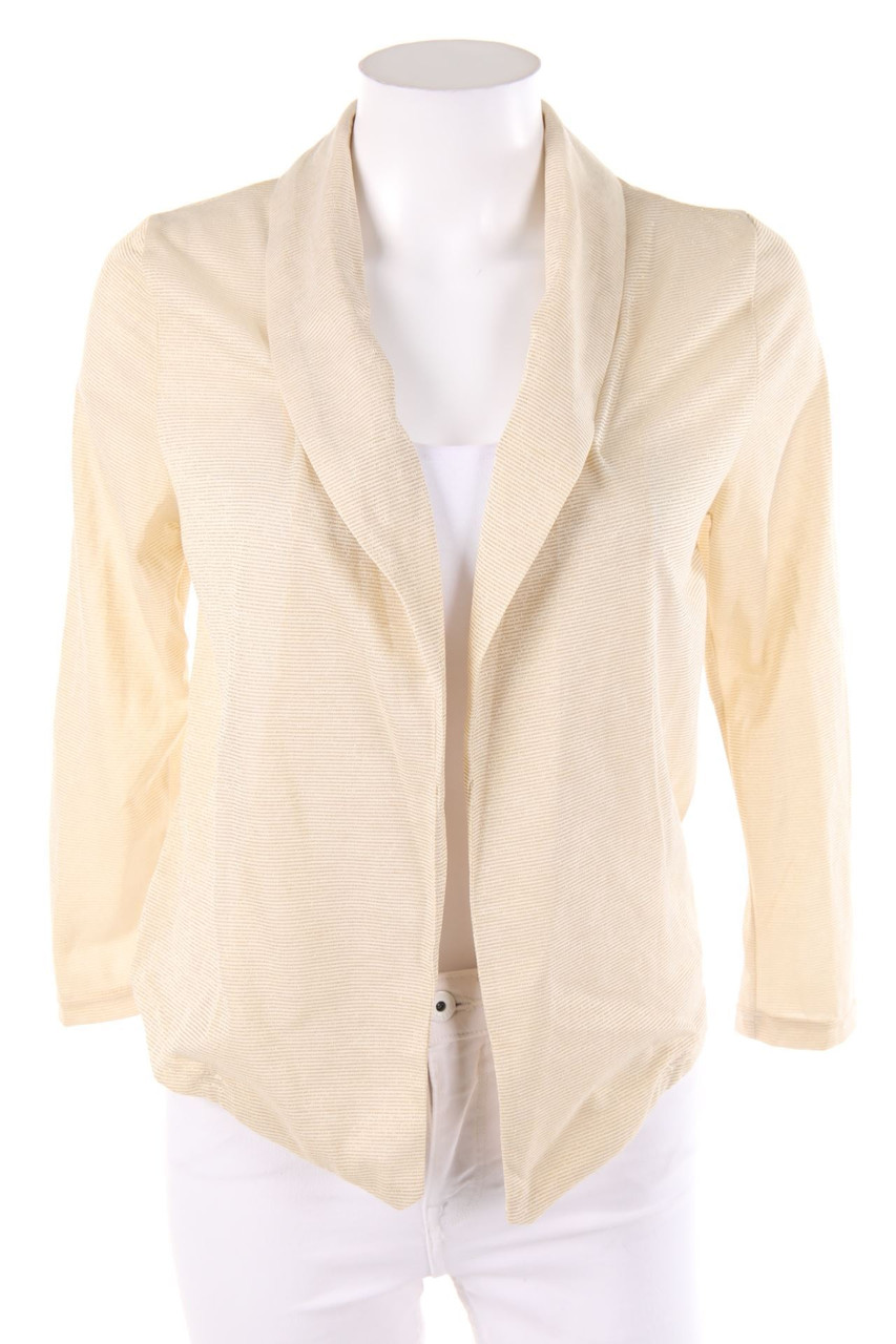 bonprix collection - Streifen-Cardigan mit Metallic-Effekt - D 32-34