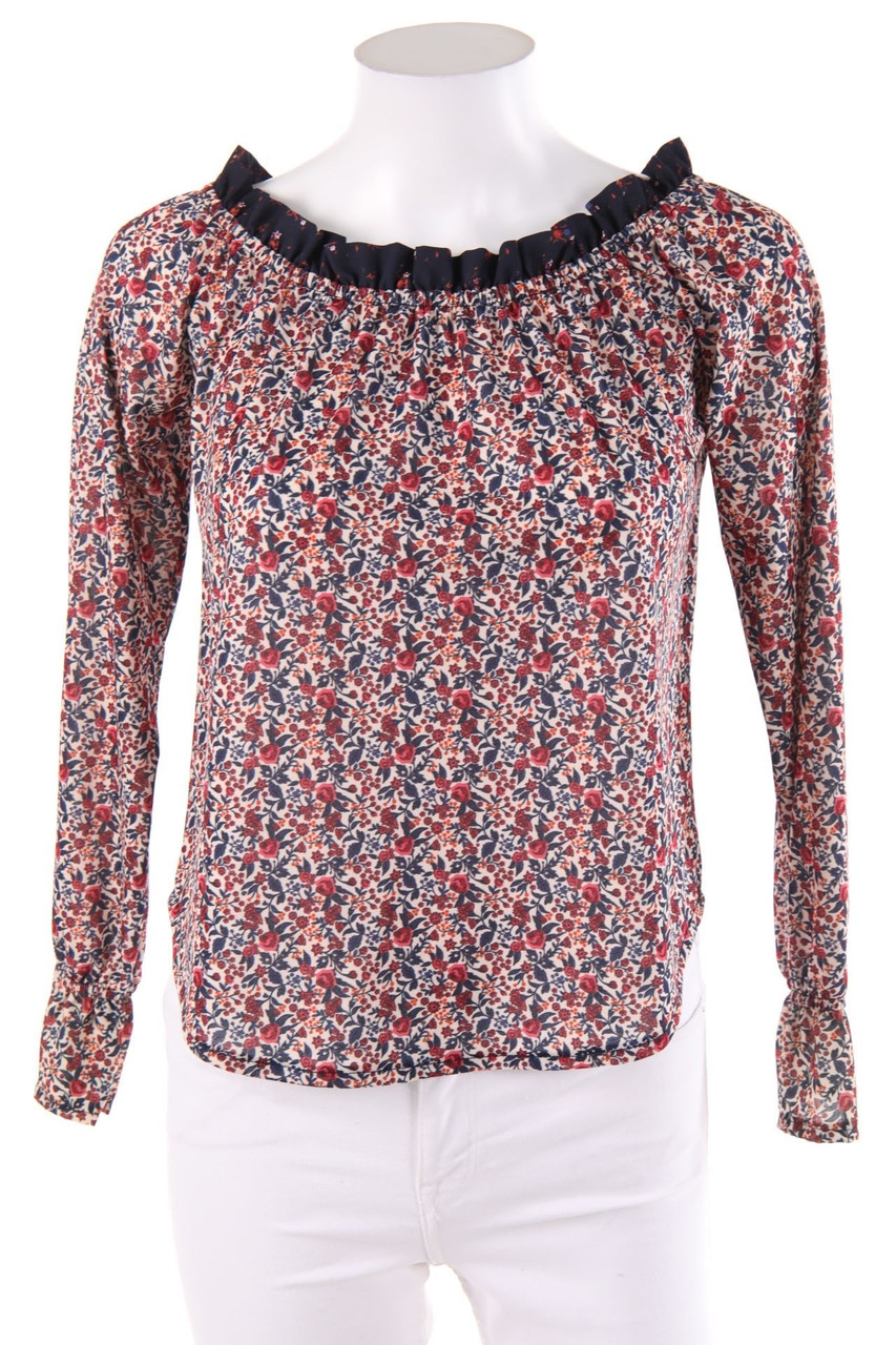 lft - Carmen-Bluse mit floralem Muster - S