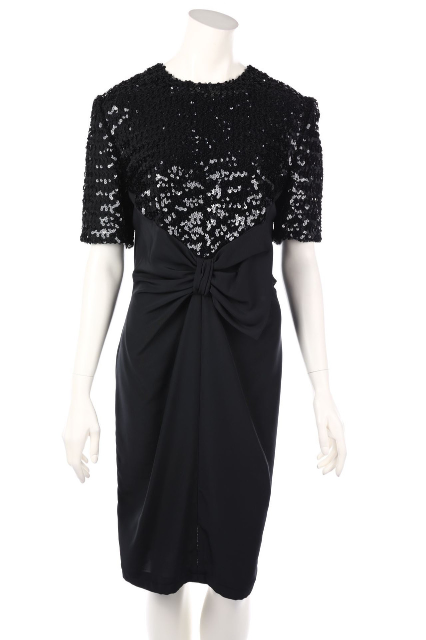 Luisa Spagnoli - Vintage-Abendkleid mit Pailletten - D 38