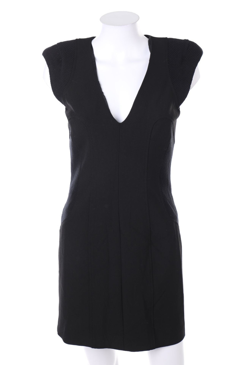 FRENCH CONNECTION - Sheath Dress with Deep Plunge Neckline - D 36