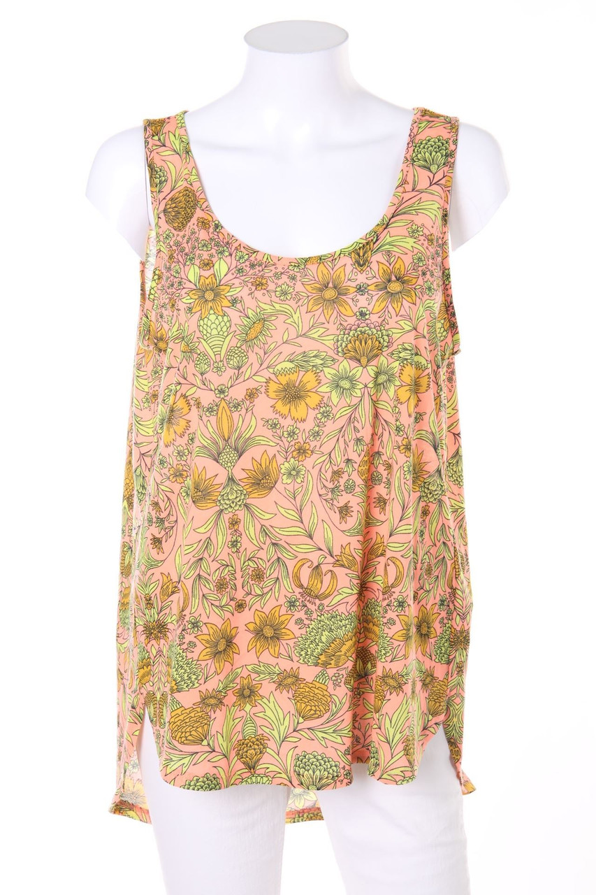 H&M CONSCIOUS - Top mit floralem Muster - M