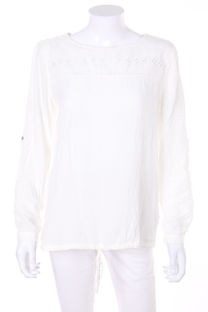 TOM TAILOR - Bluse mit Lochspitze - D 38