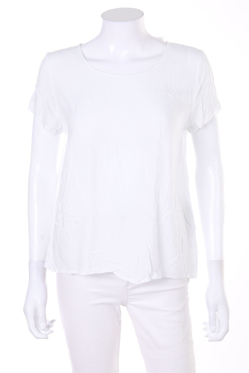 ONLY - Kurzarm-Bluse aus Jersey - D 36