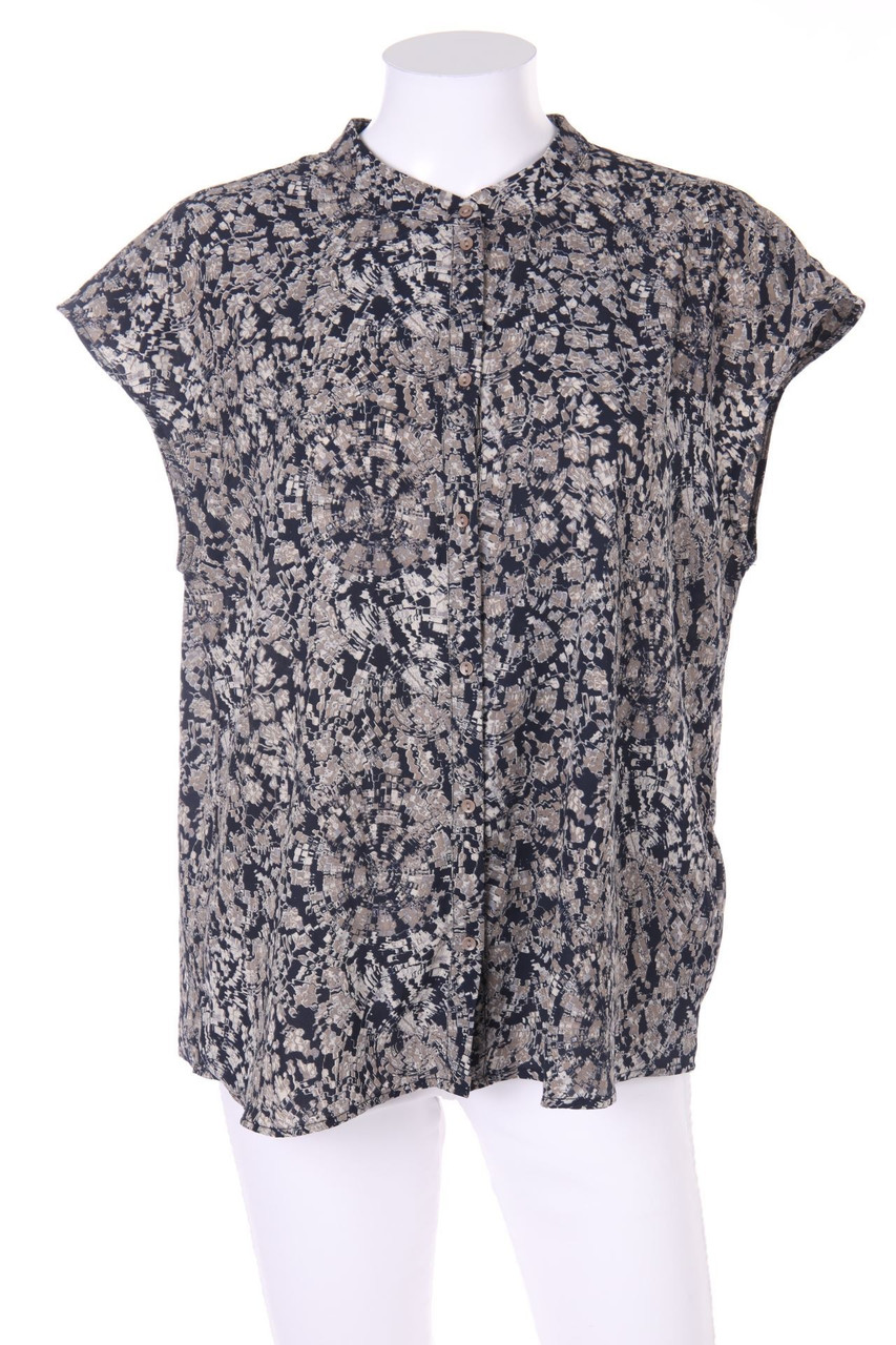 YAS - Blusentop mit Print - XL