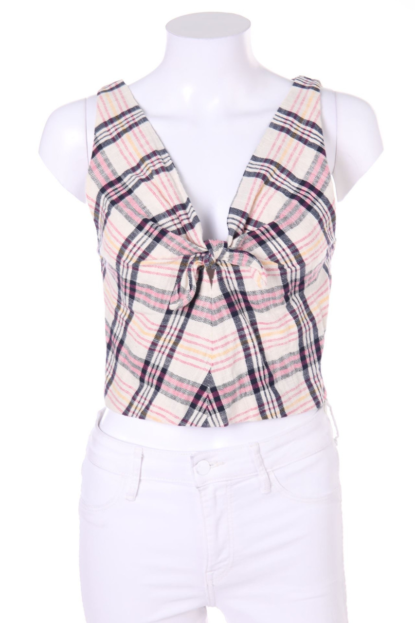 No Label - Blouse Top to tie - S