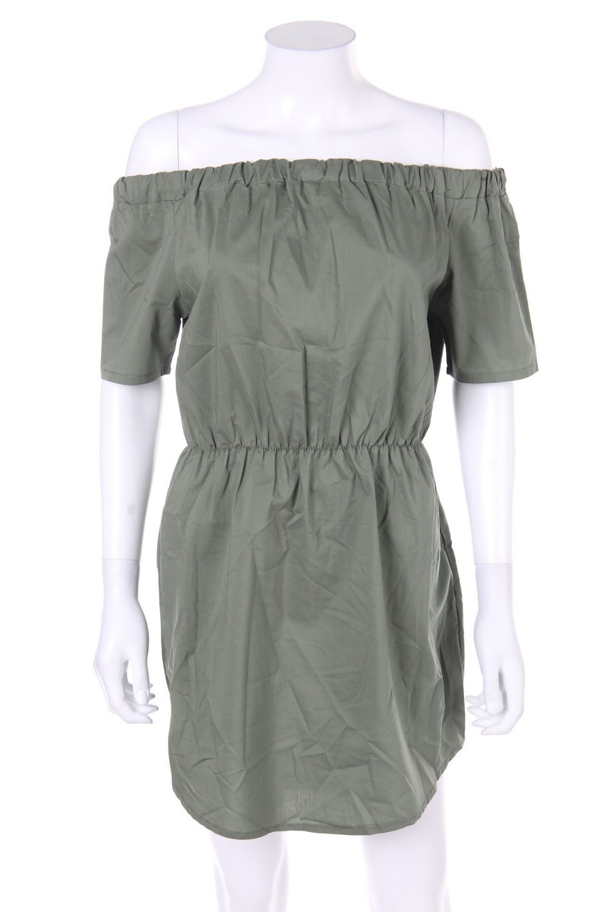 zebra - Mini Dress with Elastic Band - XS