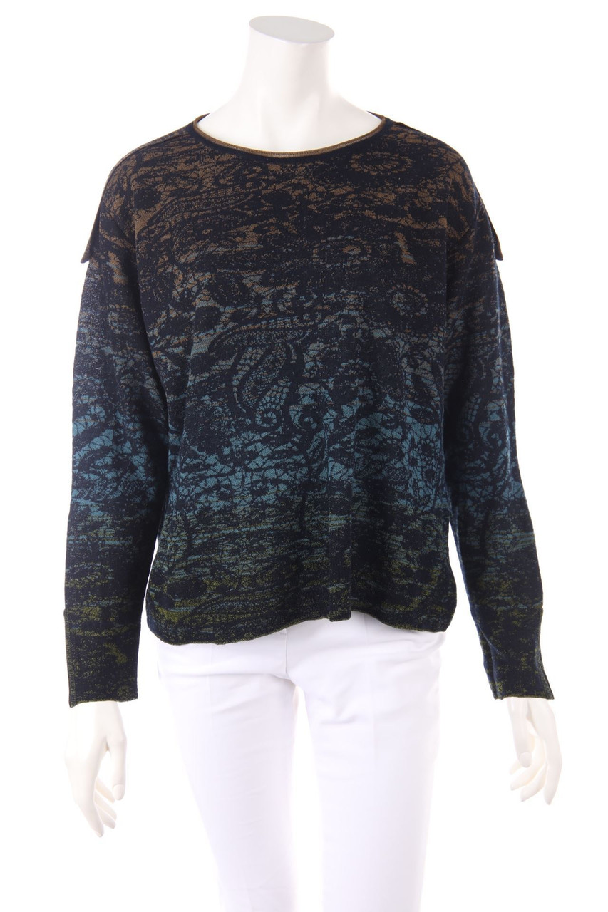 aldomartins - Glitter-crewneck pullover, Wool-Blend - D 42