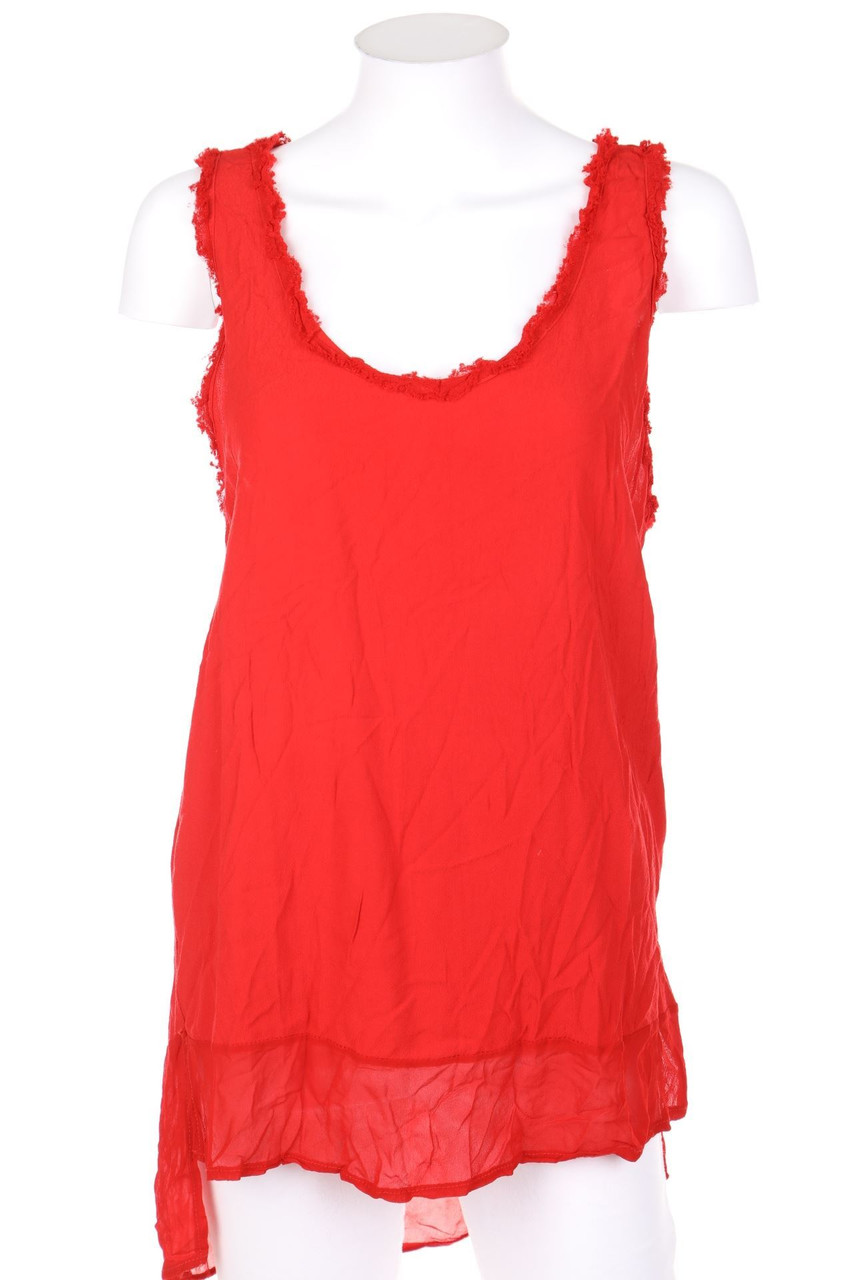 No Label - Vokuhila-Blouse Top - S