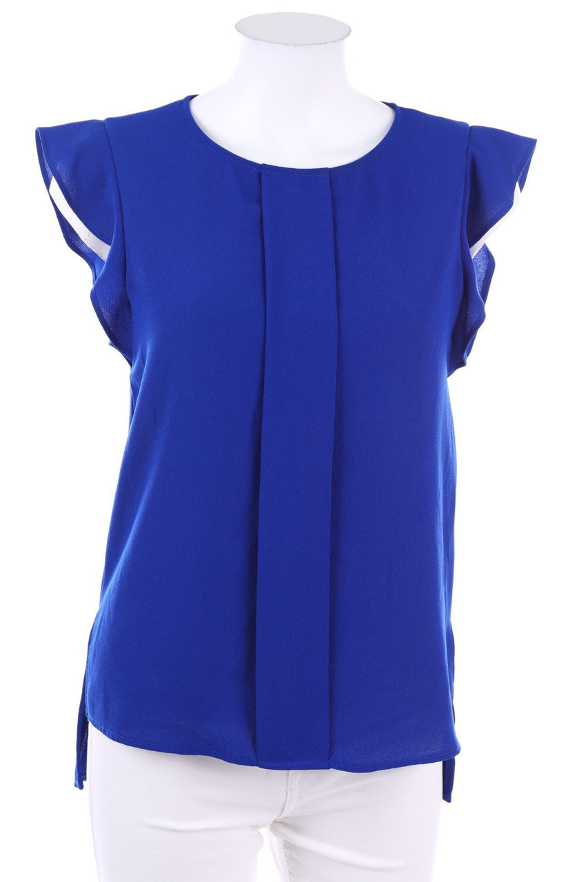 No Label - Blouse Top with Volants - XS