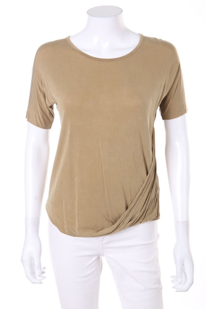 ZARA - Batwing-Shirt mit Drapierung - S