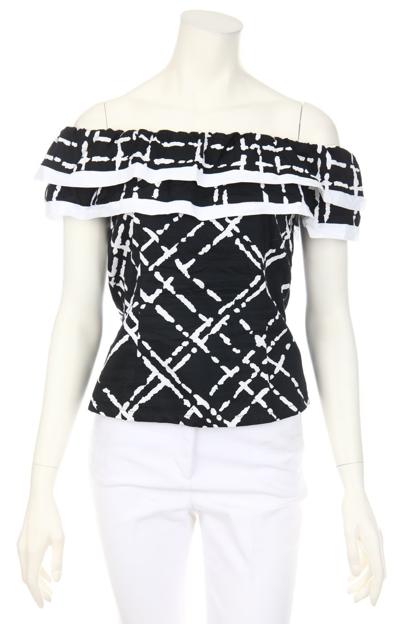 NARACAMICIE - Off-the-shoulder blouse with Volants - D 32