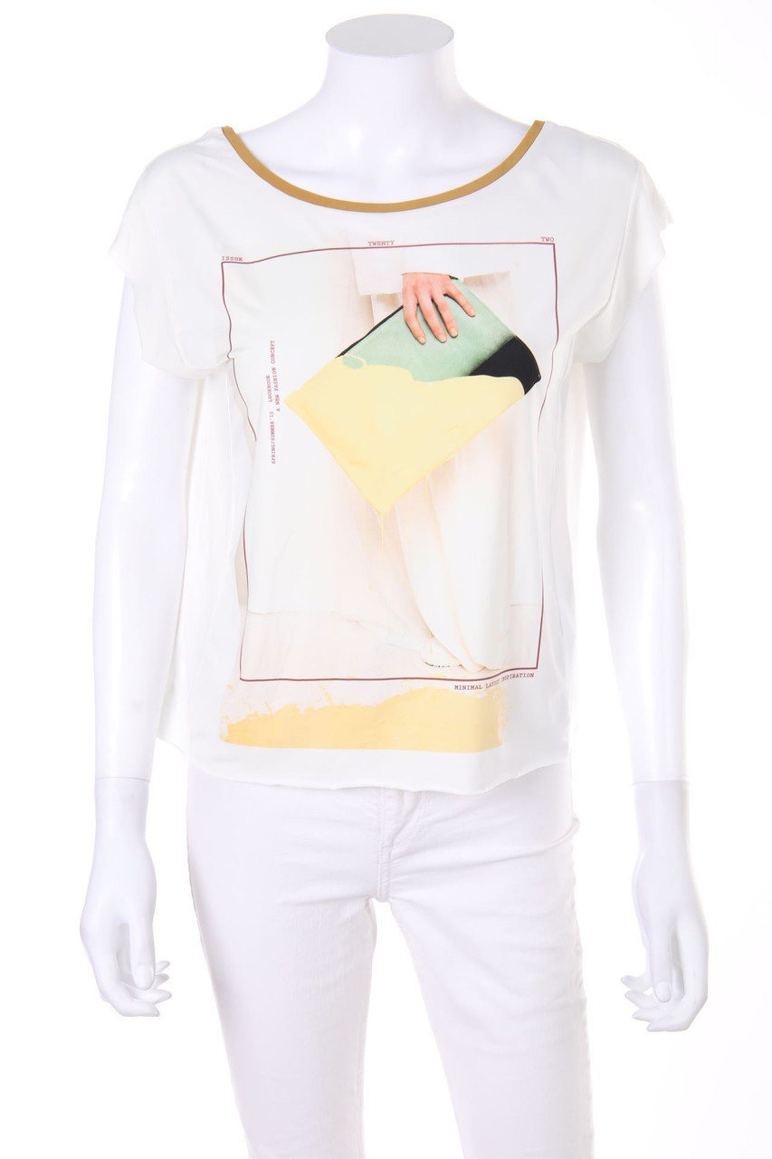 ZARA - Shirt mit tiefem Rückenausschnitt - S