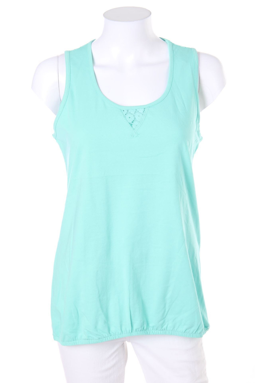 No Label - Top with Lace Insert - M