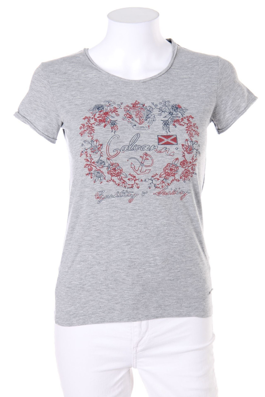 GALVANNI - Shortsleeve-Shirt with Logo-Print - S