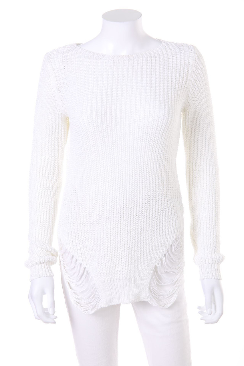 COCOGIÒ - distressed Strick-Pullover - XS