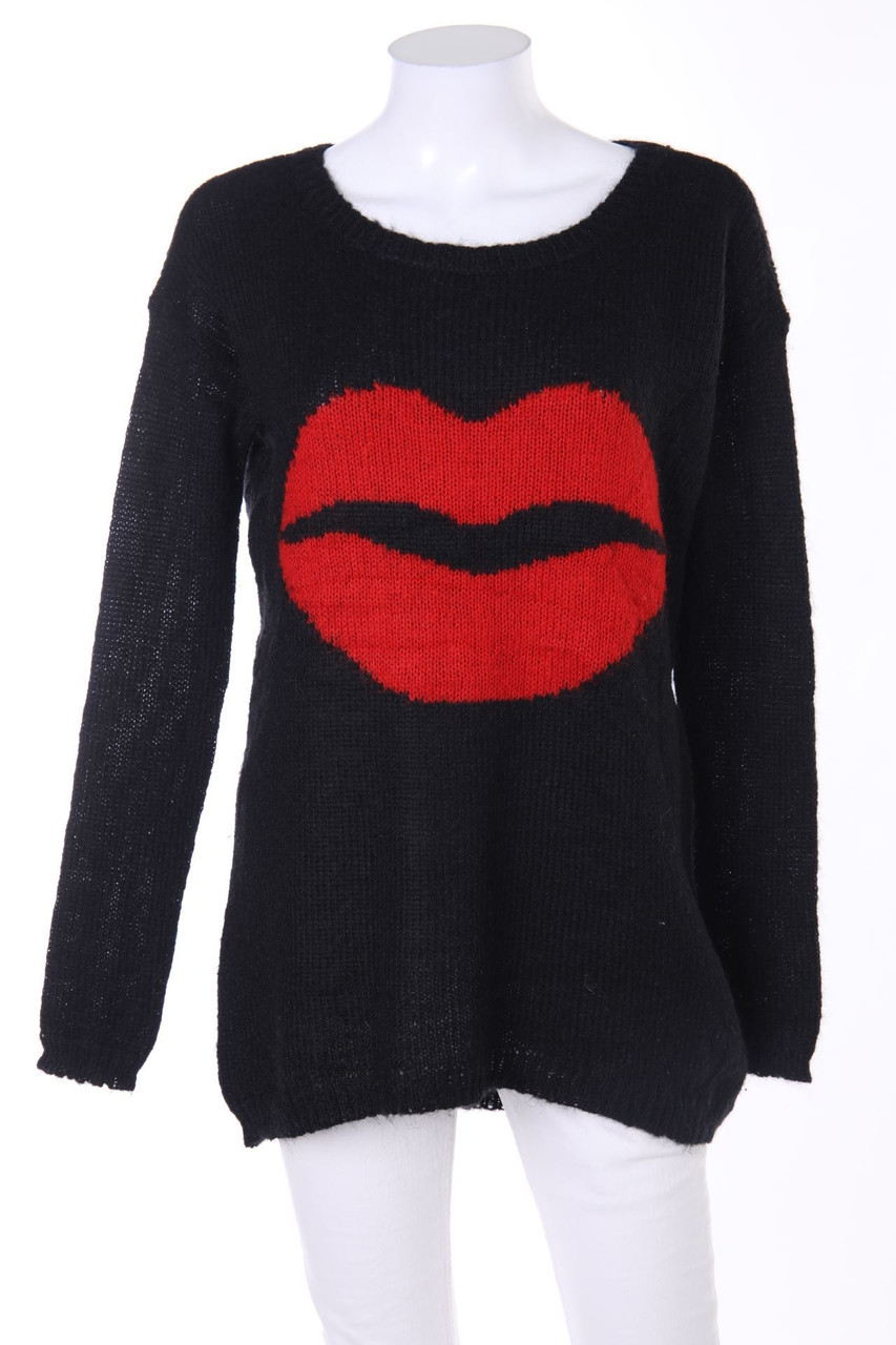 HALLHUBER - crewneck pullover with Mohair - S