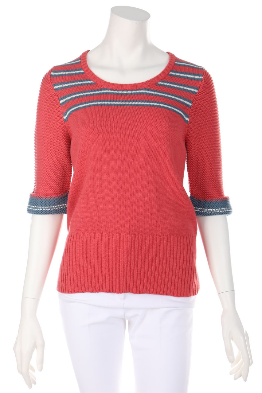 MARC BY MARC JACOBS - Cotton 3/4-Sleeve Crewneck Pullover - M