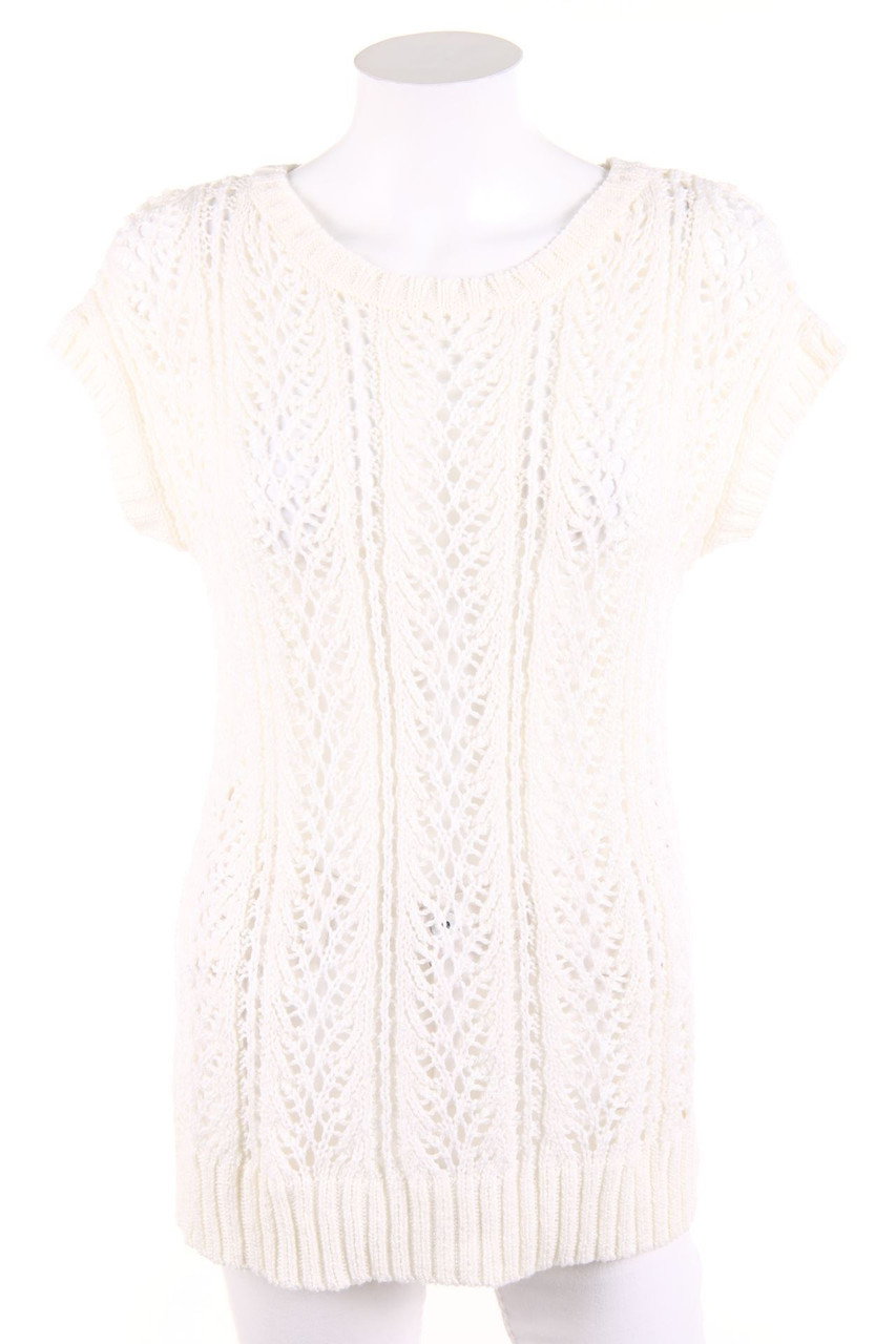 MORGAN - Shortsleeve Pullover, Open Knit - S