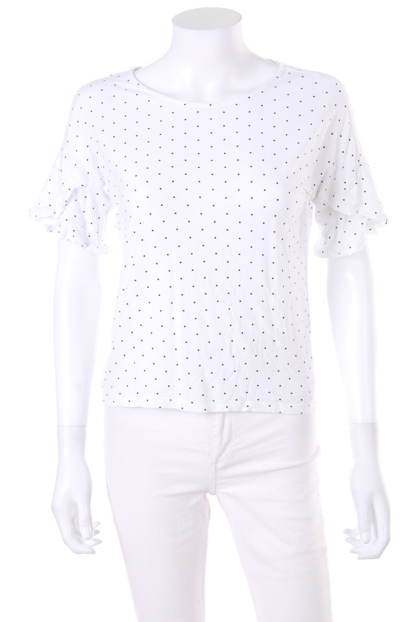 My Hailys - Batwing-Shirt mit Punkten - S