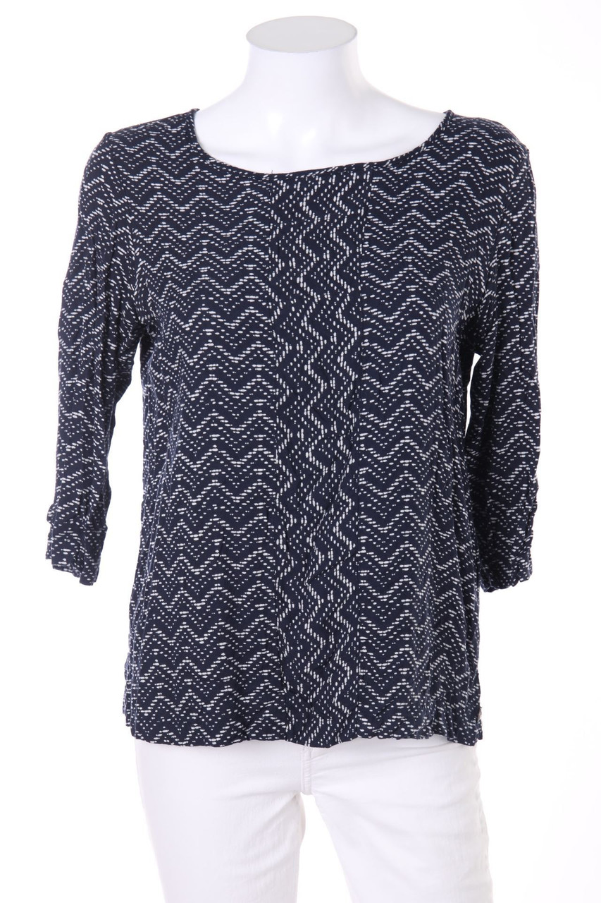 ONLY - Muster-Bluse mit 3/4-Ärmel - D 38