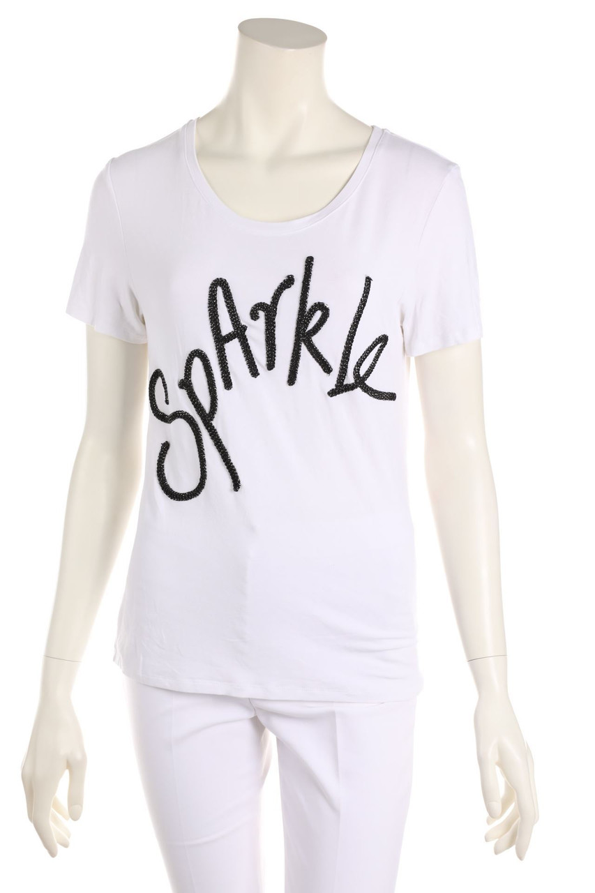 rich & royal - Shortsleeve-Shirt with Applications - M