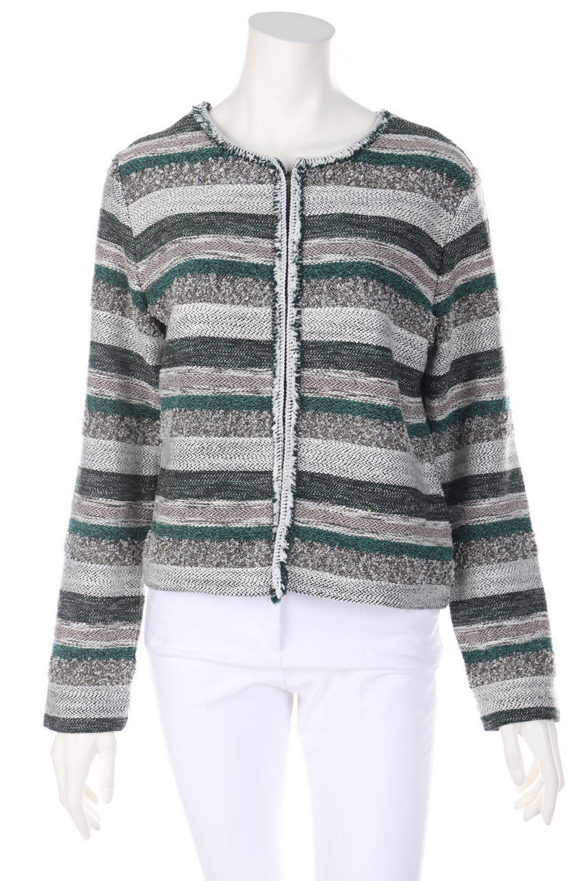 TAIFUN - Bouclé-Jacke mit Streifen - L