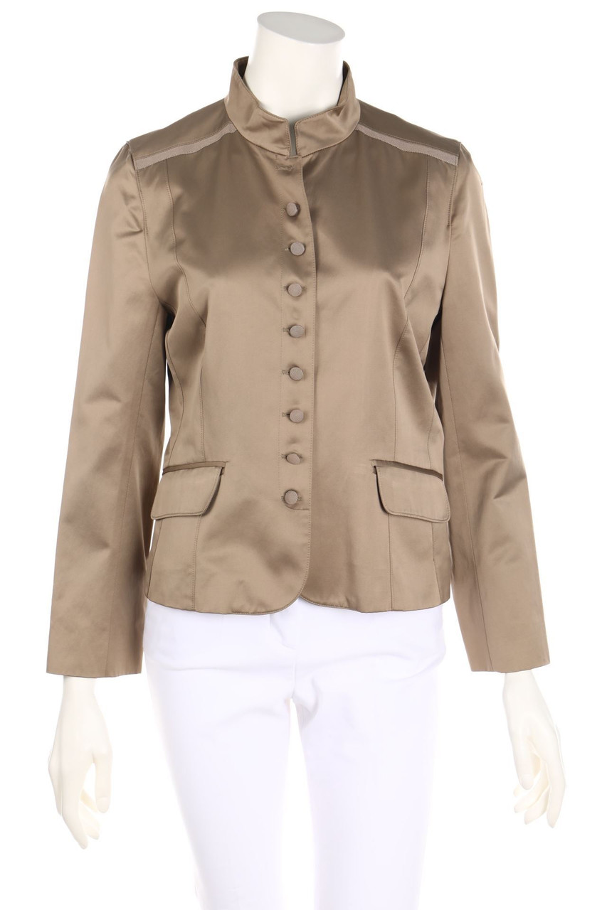 DEVERNOIS - Jacke aus Baumwoll-Mix mit Metallic-Effekt - D 36